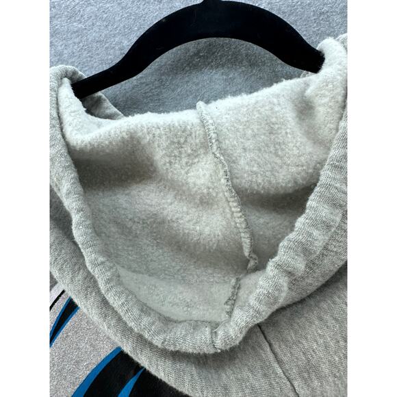 Panthers NFL Juniors sz XL Girl's Zip Up Fleece Hoodie Glitter Detail on Helmet - Picture 10 of 10